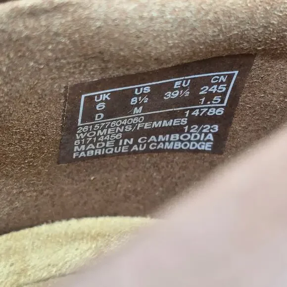 Clarks Flats Women's 8.5M Brown Leather Sara Clover Slip On Career Comfort Shoes - Picture 7 of 7